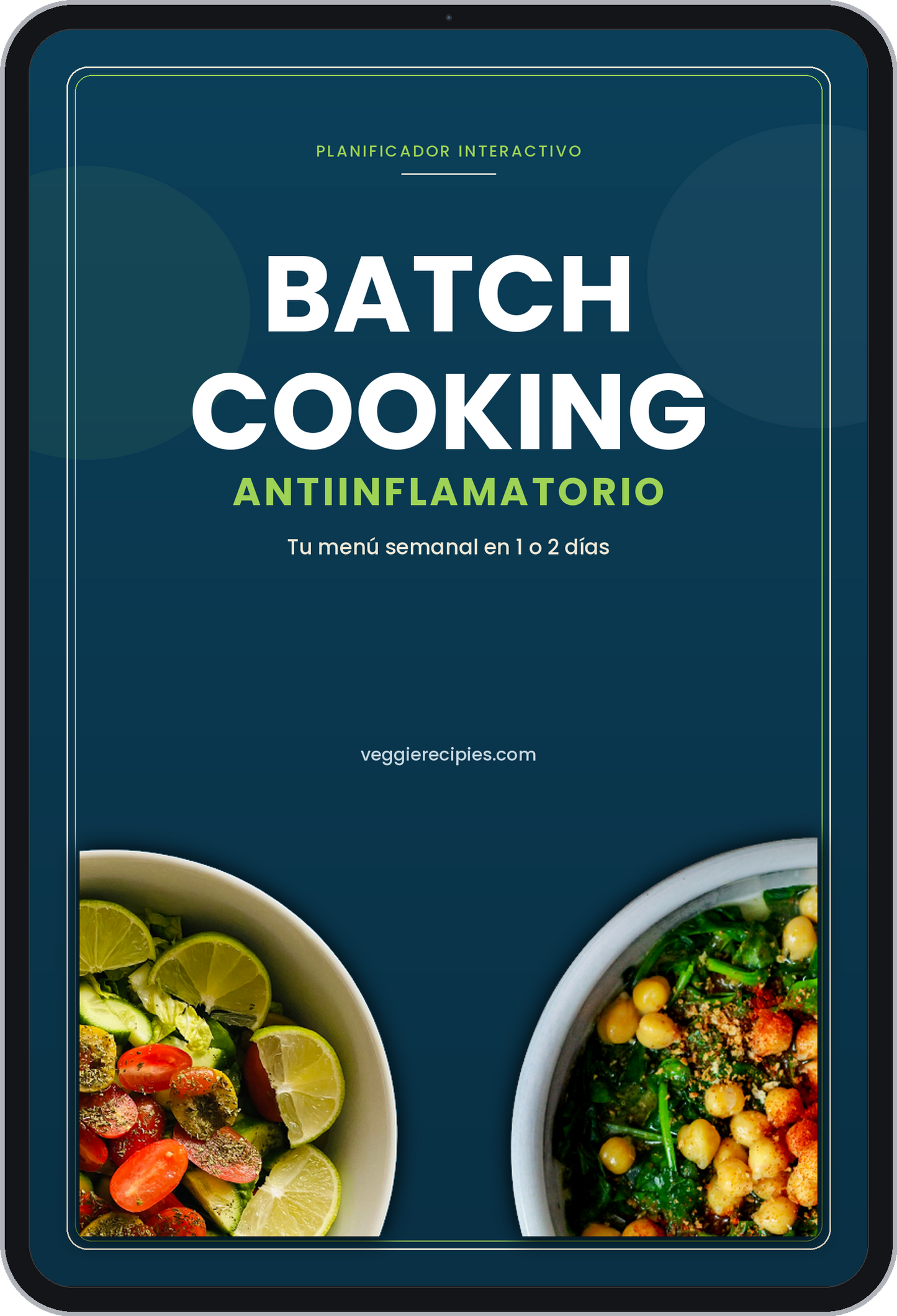 Planificador de Comidas Semanal - Antiinflamatorio